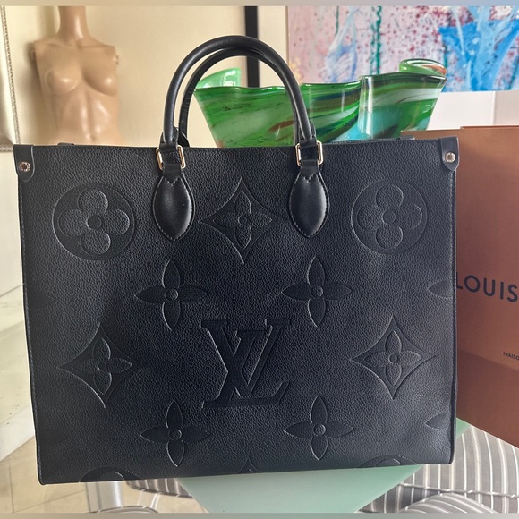 Grande Black Empriente Leather Tote Bag - added pictures - Picture 2 of 11